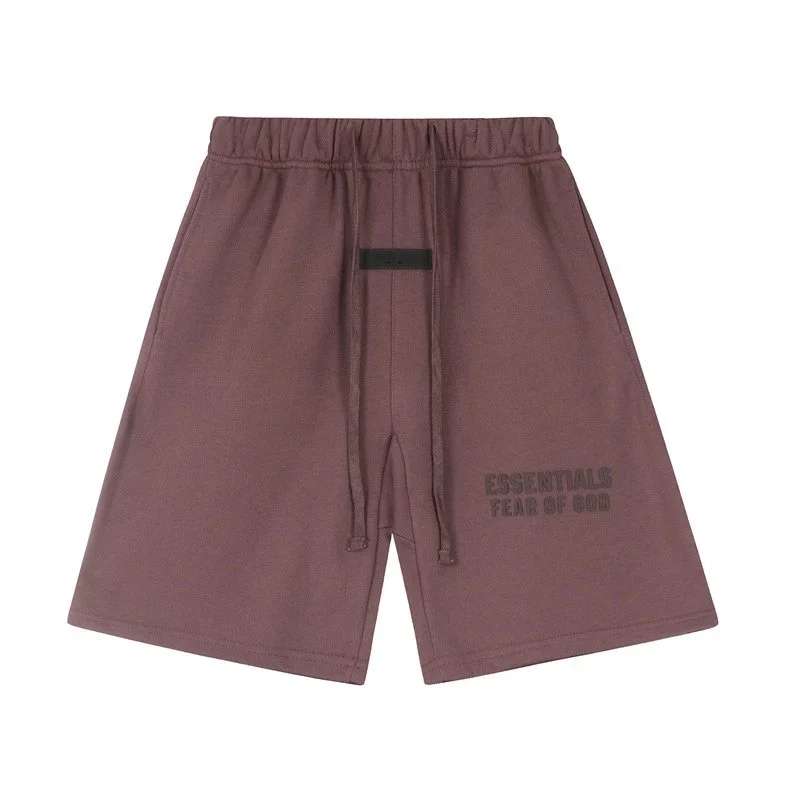 Fear of God Essentials Dark Purple Shorts