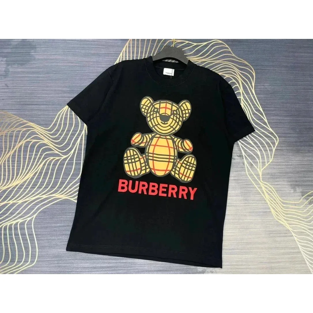 Burberry Bear Print T-Shirt Black