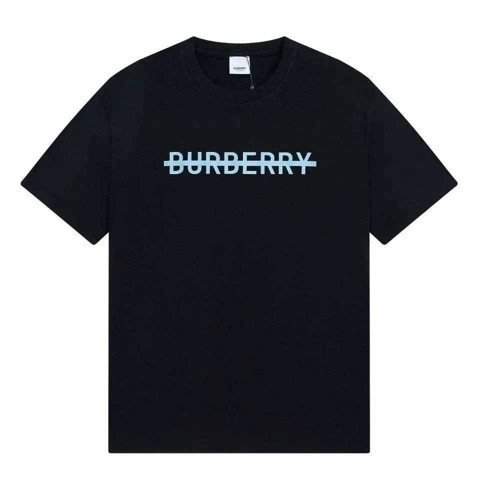 Burberry Black & Light Blue Logo T-Shirt