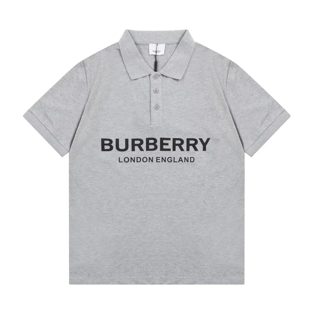 Burberry Grey London England Polo Shirt