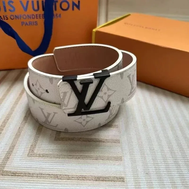 Louis Vuitton Neverfull Monogram Belt White