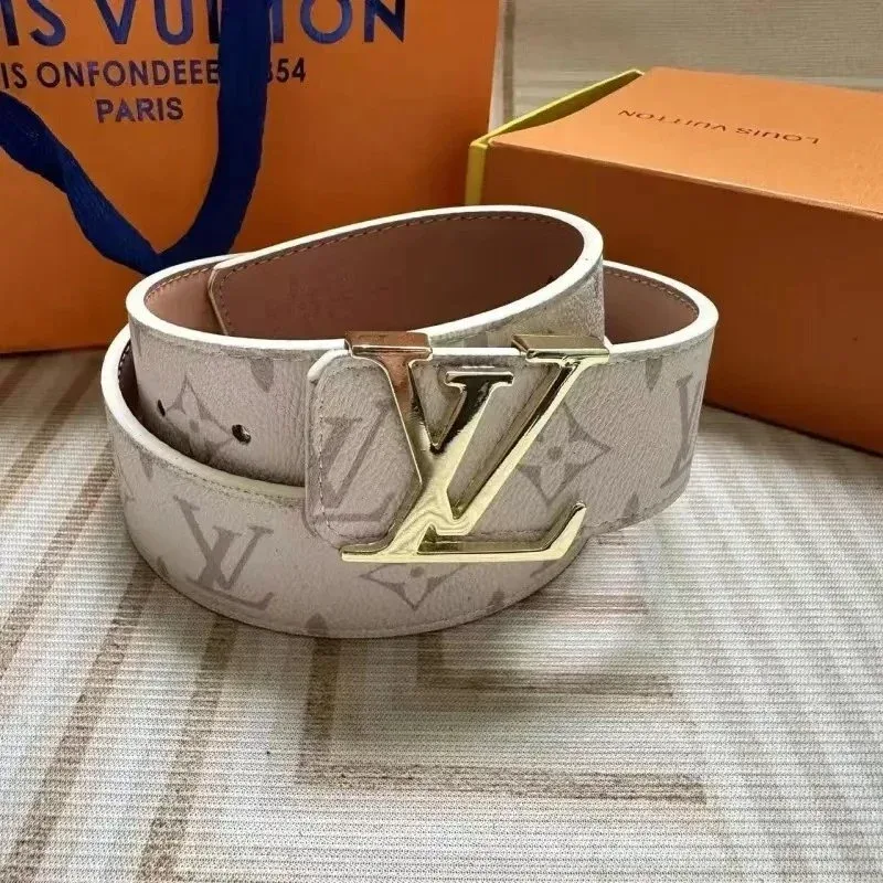 Louis Vuitton Neverfull Monogram Belt White