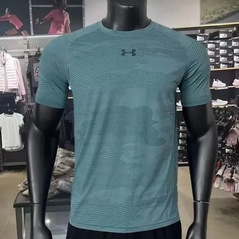 Under Armour T-Shirt Teal Solid Top