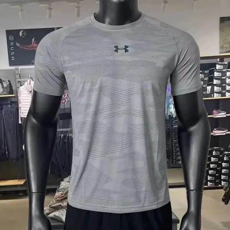 Under Armour Grey Camo T-Shirt Men's