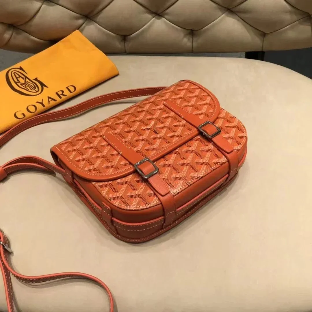 Goyard Goyardine Crossbody Bag Orange