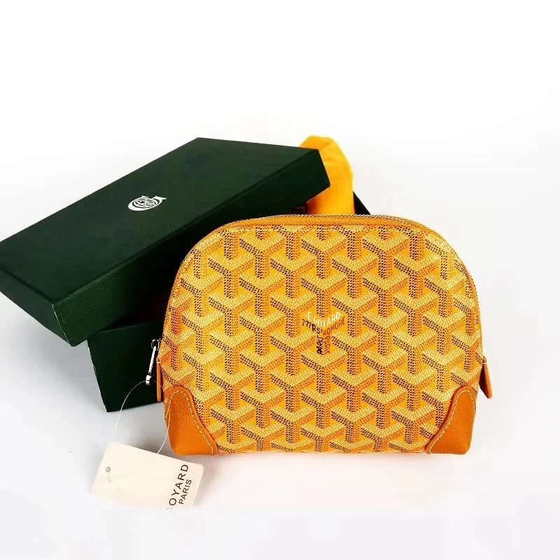 Goyard Goyardine Yellow Pouch