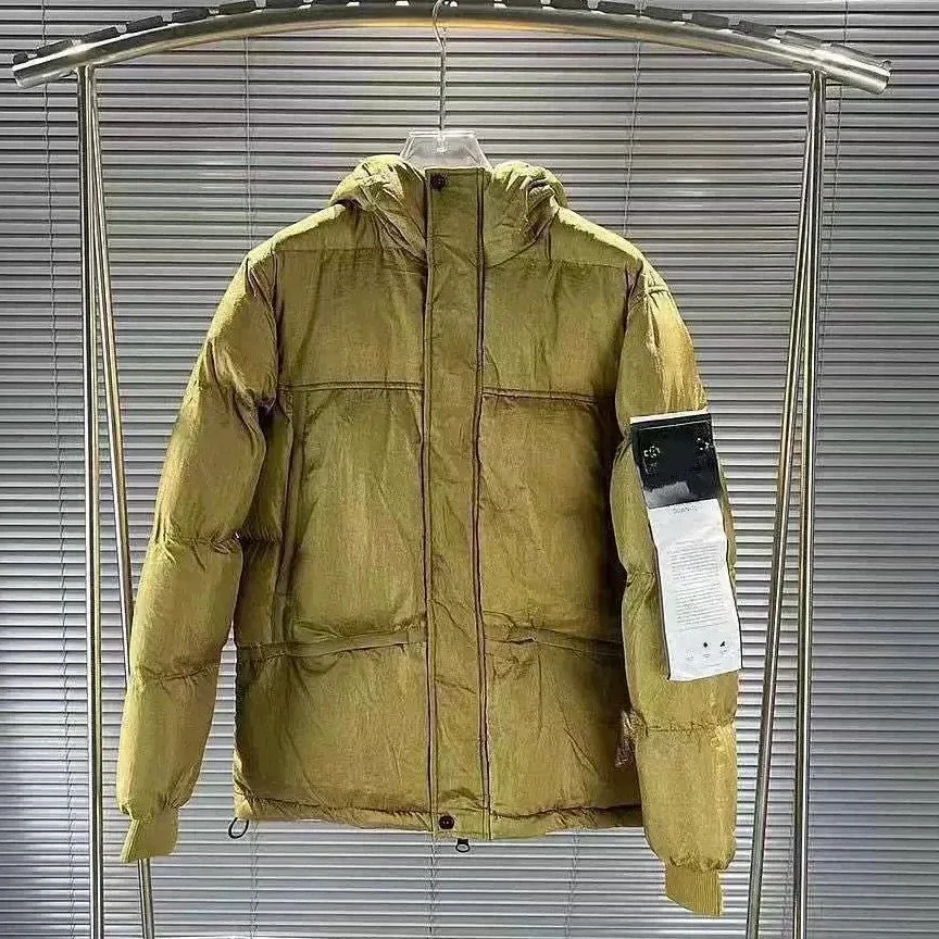 Stone Island Shadow Project Yellow Puffer Jacket