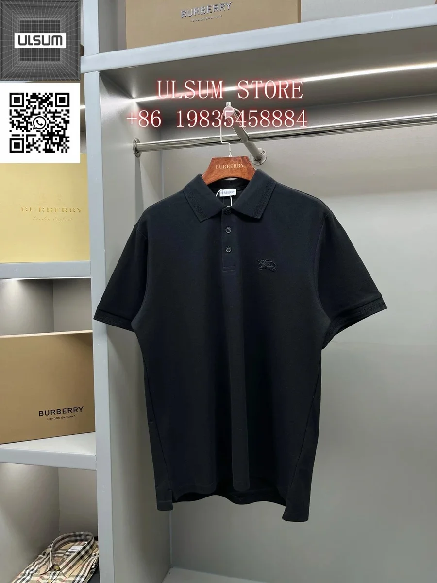 Burberry Black Polo Shirt T-Shirt