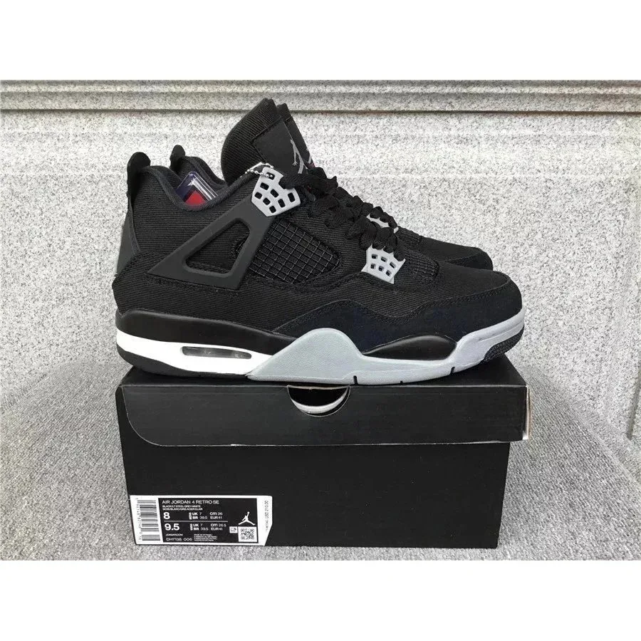 Nike Air Jordan 4 Retro SE Black Cement Sneakers