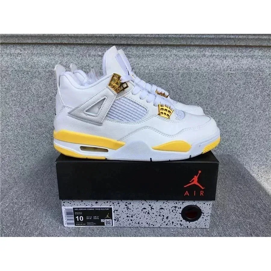 Air Jordan Air Jordan 4 Vivid Sulfur Sneakers