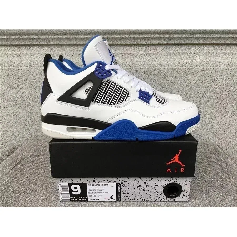 Jordan Air Jordan 4 Retro White/Blue Sneakers