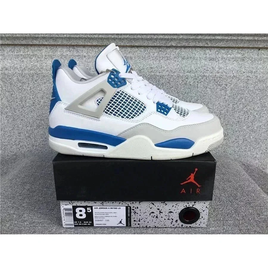 Nike Air Jordan 4 Retro LS Sail/University Blue Sneakers