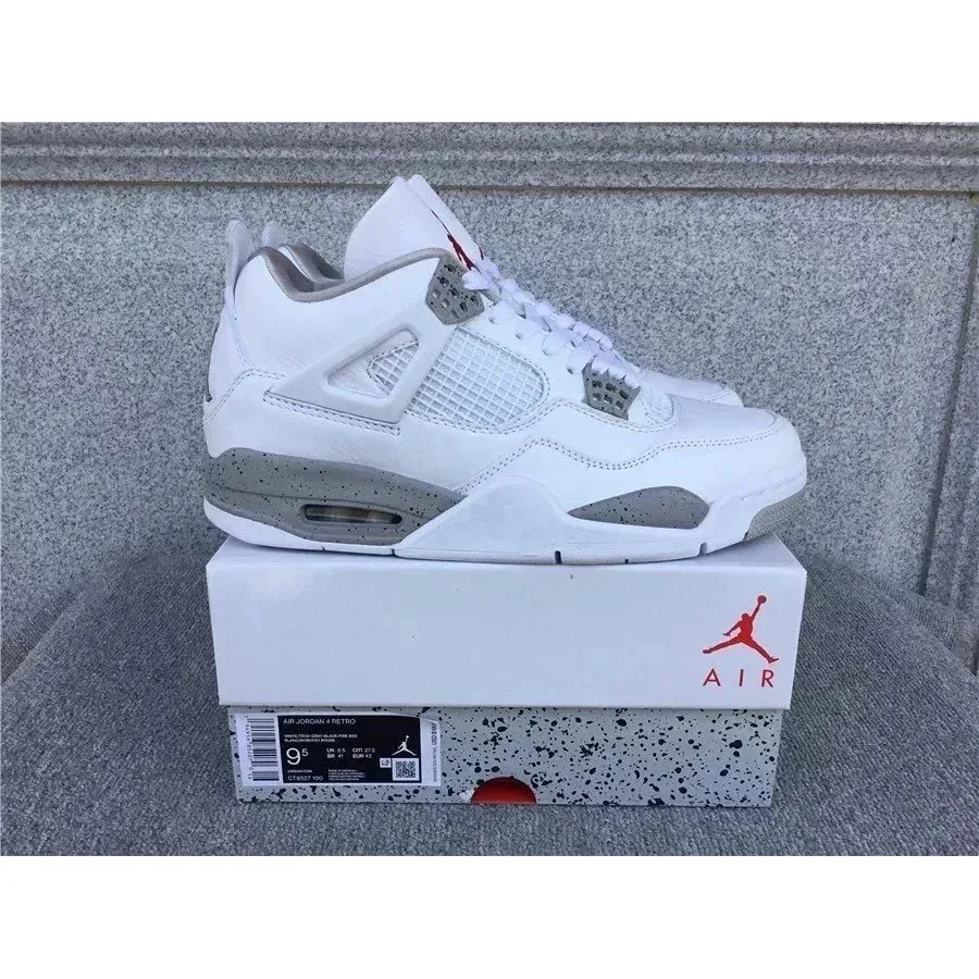 Air Jordan Air Jordan 4 White Cement Sneakers