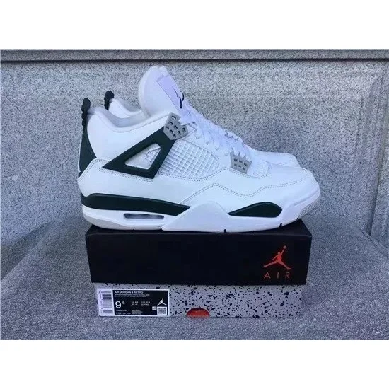 Air Jordan Air Jordan 4 White/Green Sneakers