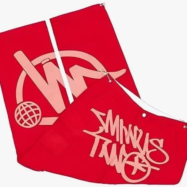 Mindless Tribe Red Graphic Shorts