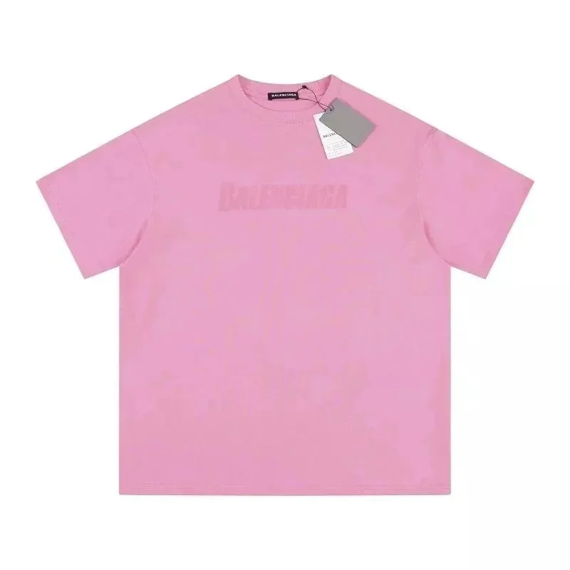 Balenciaga Pink Logo T-Shirt
