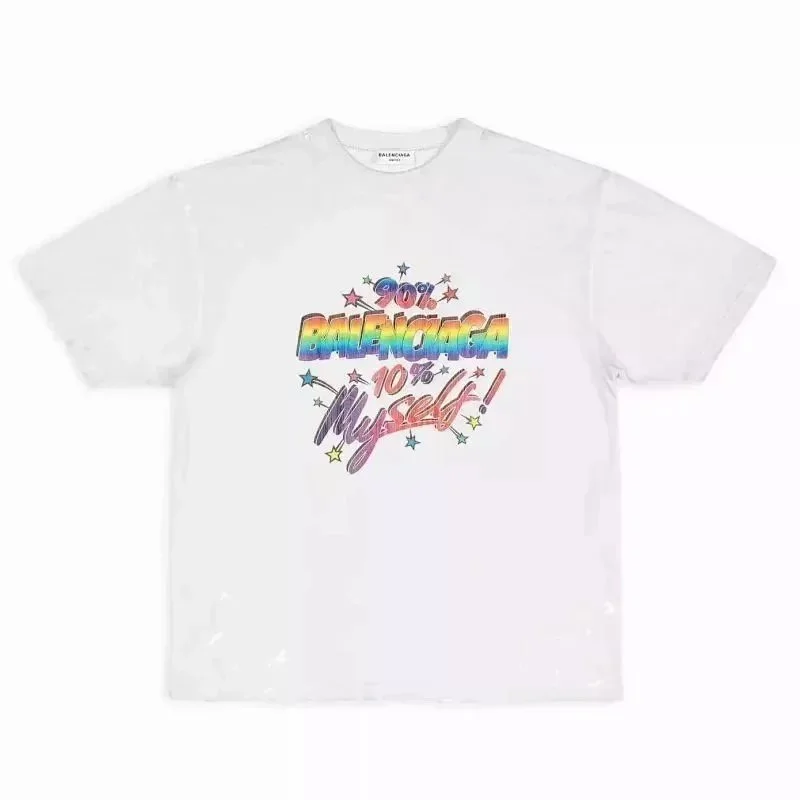 Balenciaga '90% Balenciaga 10% Myself' White T-Shirt