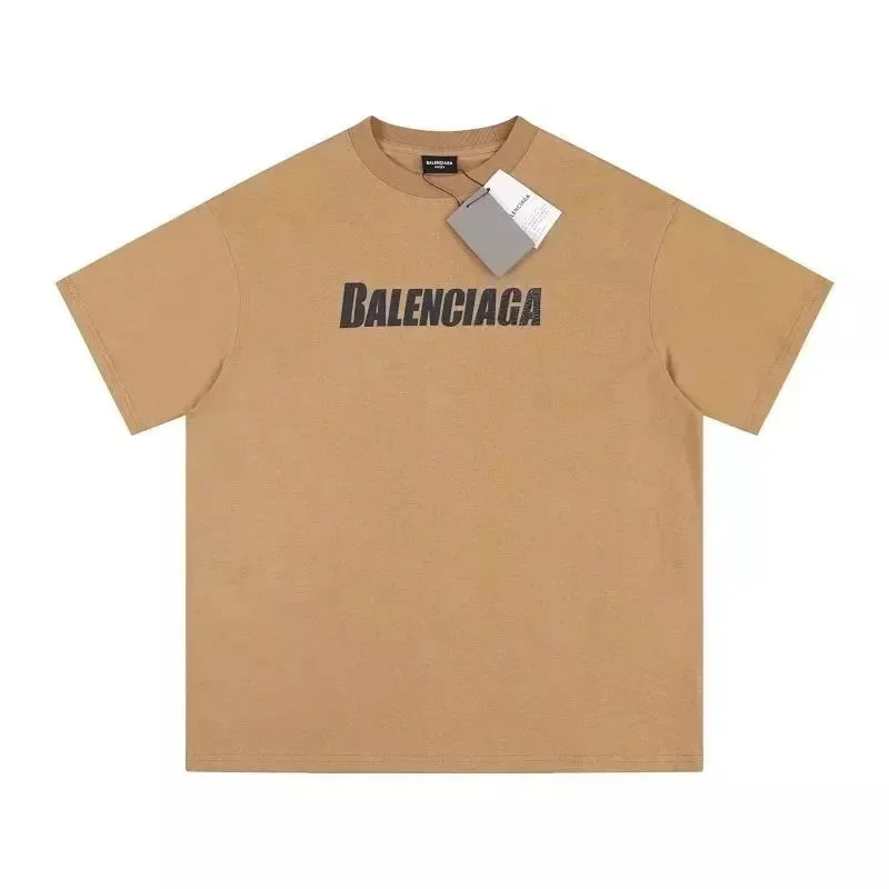 Balenciaga Beige Logo T-Shirt