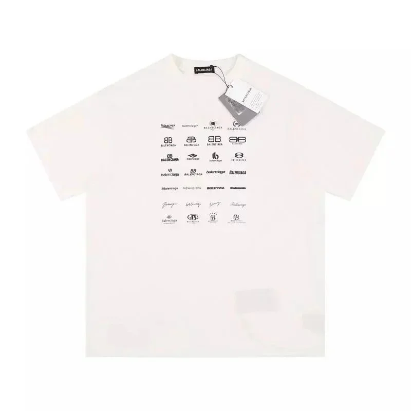 Balenciaga LowLGOGAO-23 White T-Shirts