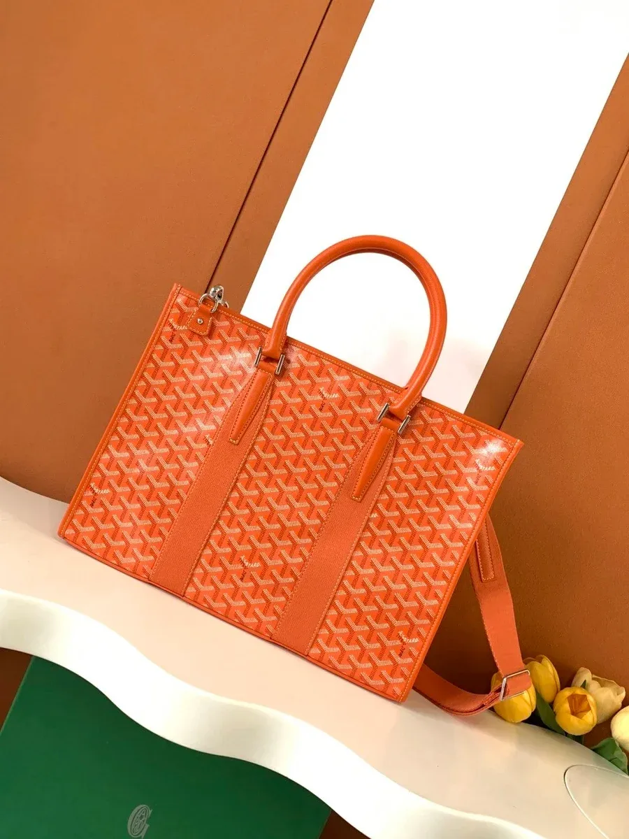 Goyard YARD Orange Tote Bag