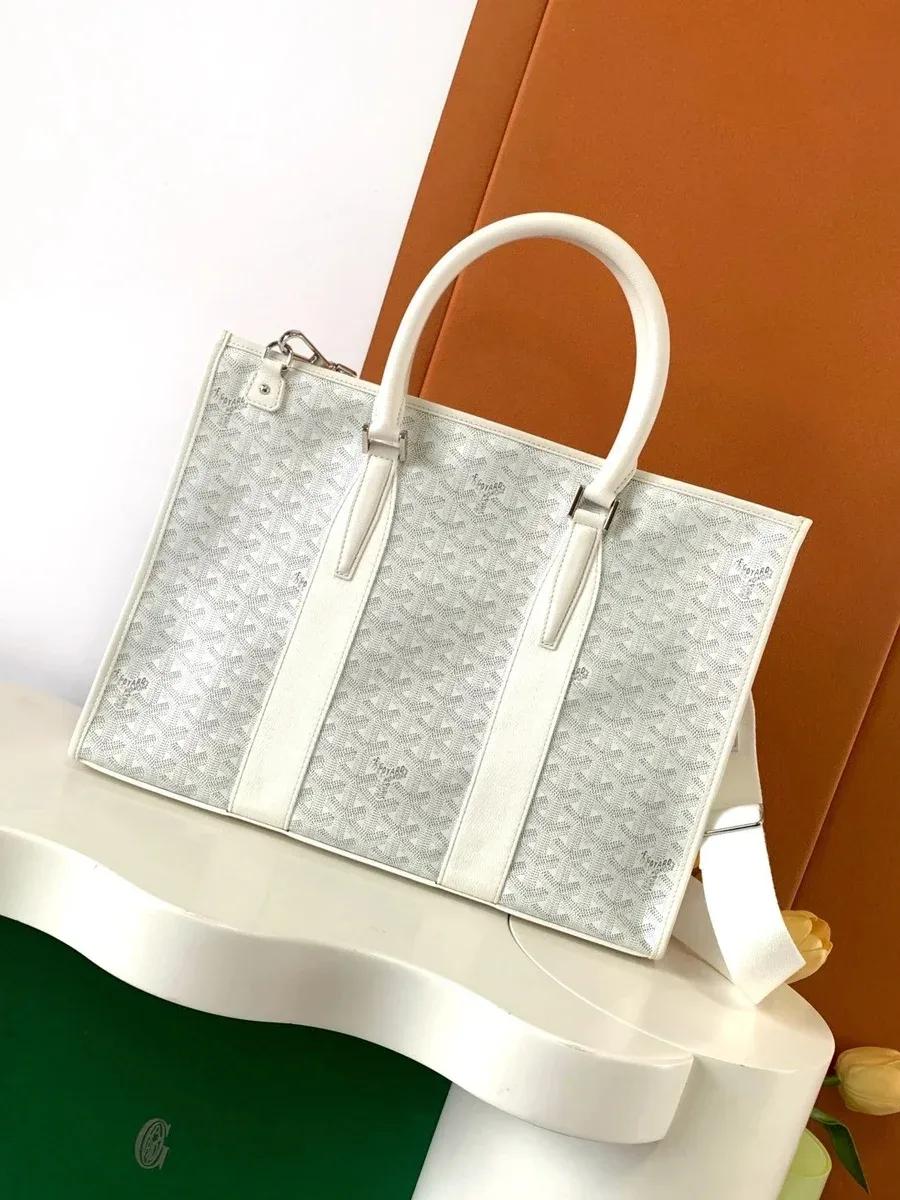 Goyard YARD White Tote Bag