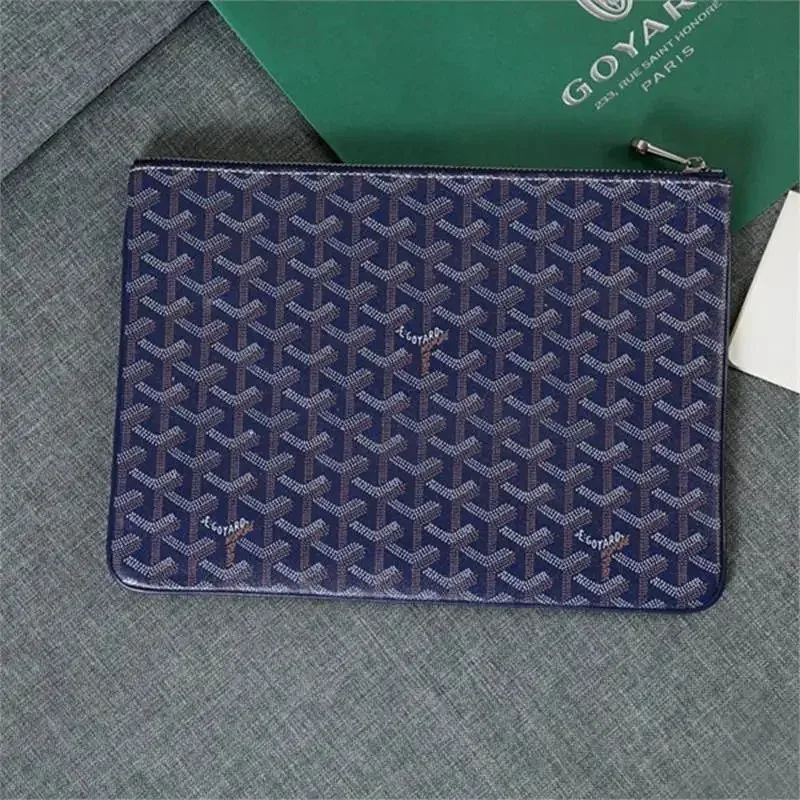 Goyard深蓝色手拿包