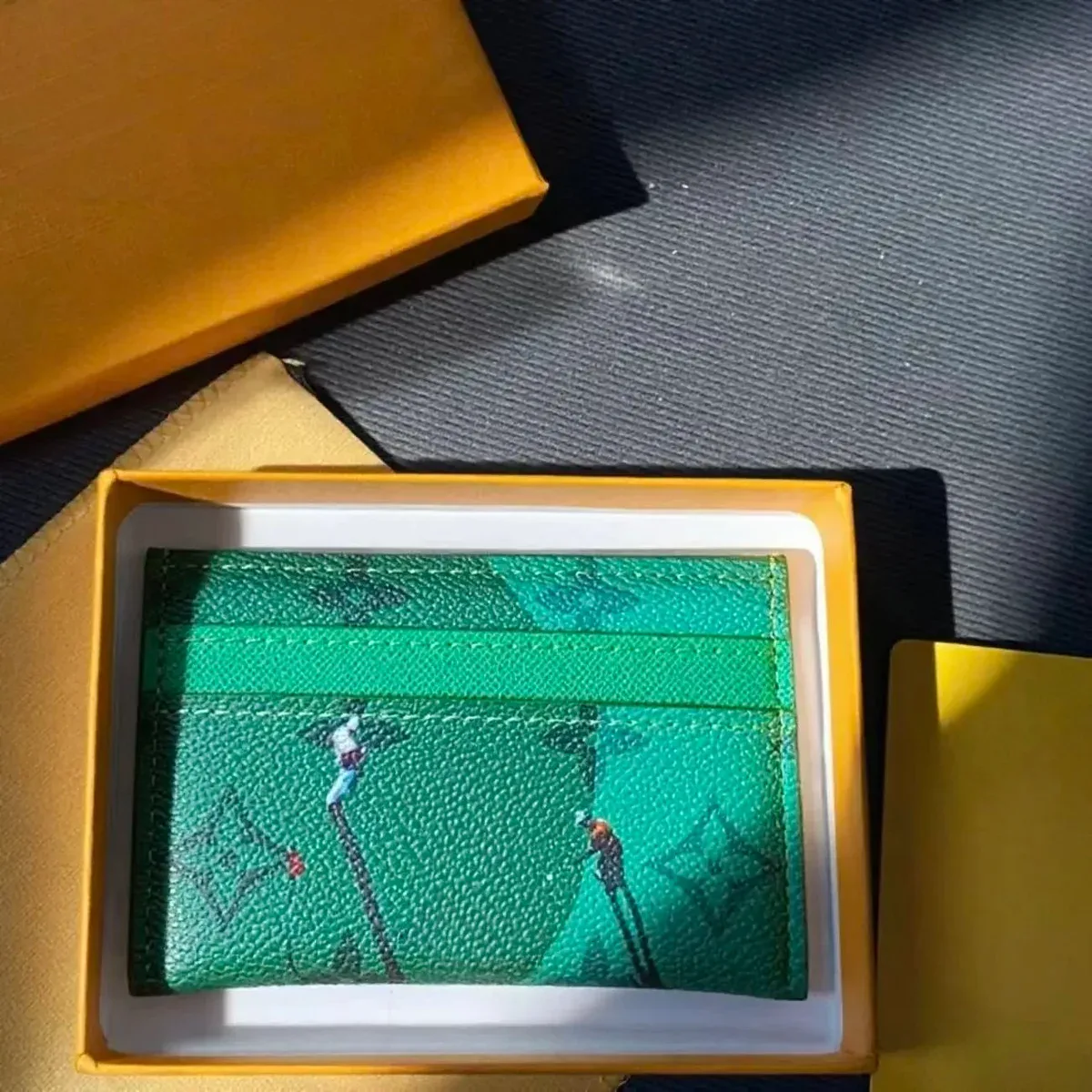 Louis Vuitton Tabi Green Card Holder
