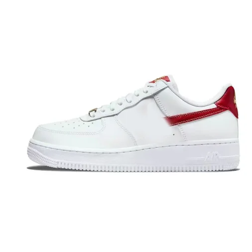 Nike Air Force 1 White Sail/University Red Sneakers