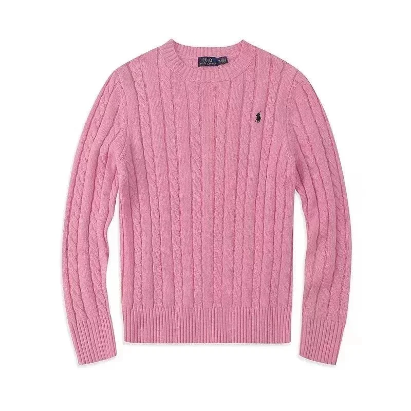Polo Ralph Lauren Cable Knit Sweater Pink Casual