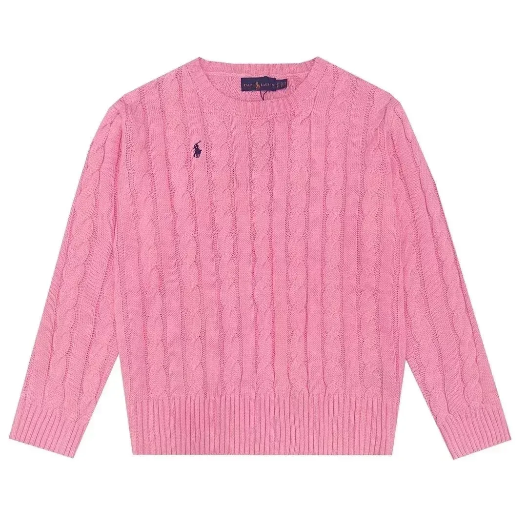 Ralph Lauren Cable Knit Sweater Pink