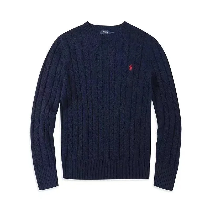 Polo Ralph Lauren Cable Knit Sweater Navy