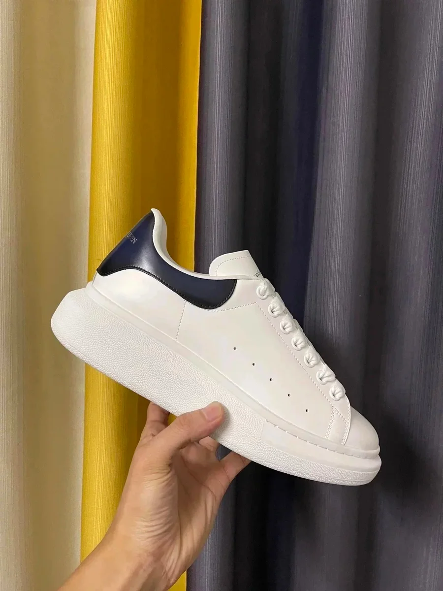 Alexander McQueen Oversized White/Blue Sneakers