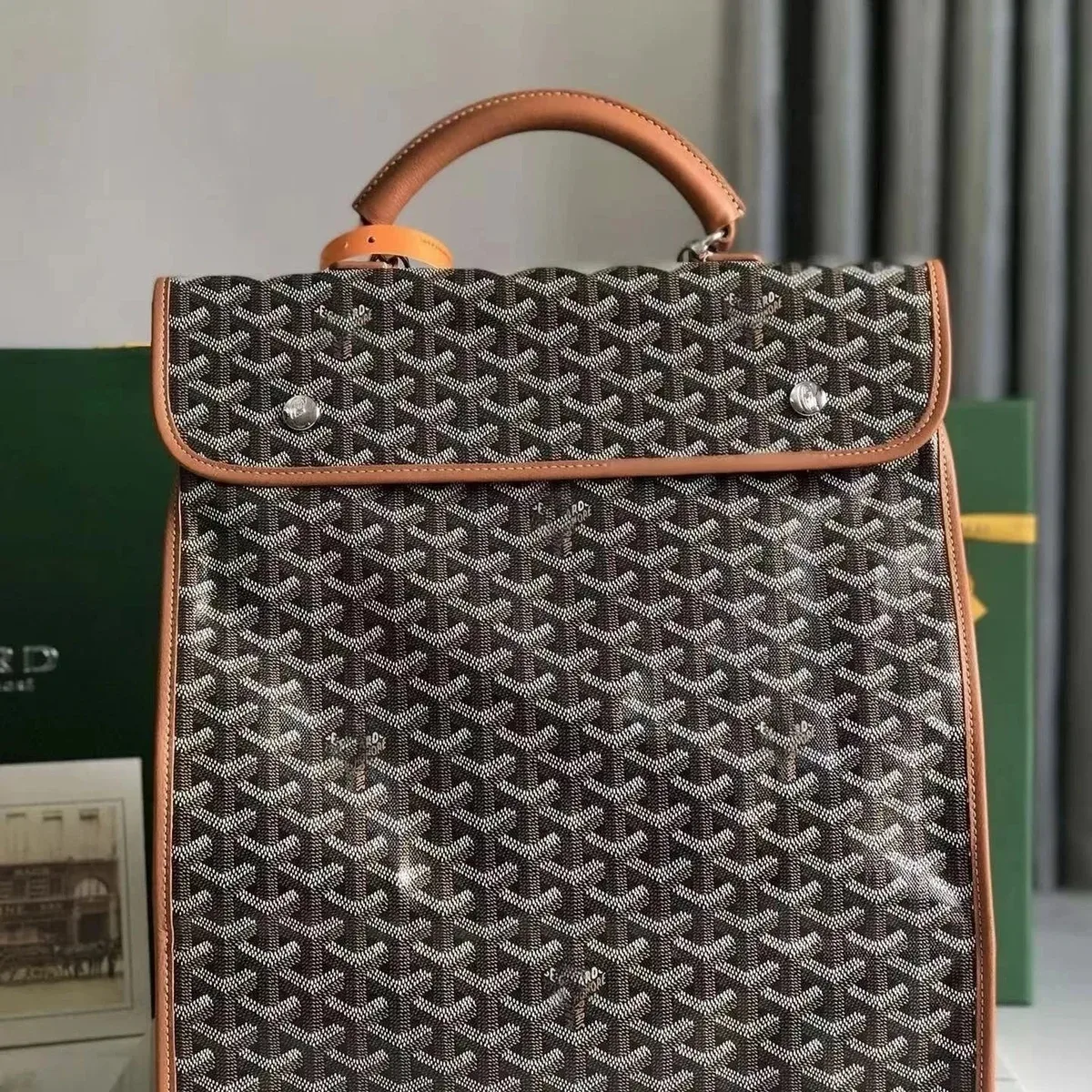 Goyard YARD BB-03 Coffee Brown Tote Bag