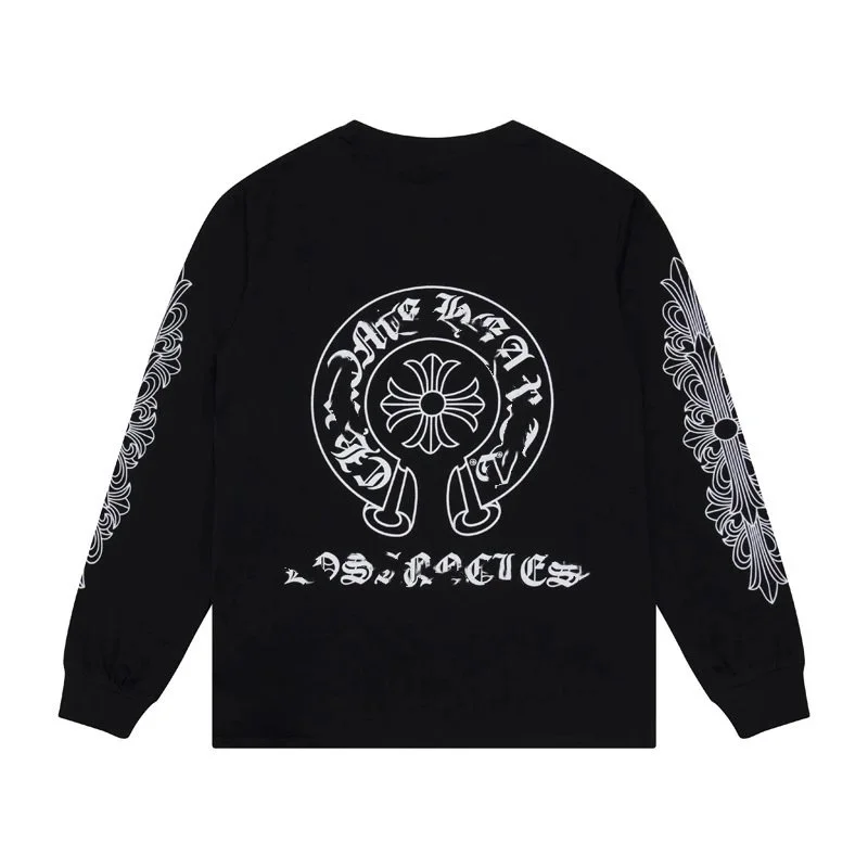 Chrome Hearts Los Lockets Black Long Sleeve T-Shirt