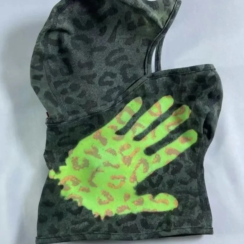 Unisex Camo Leopard Print Balaclava Mask