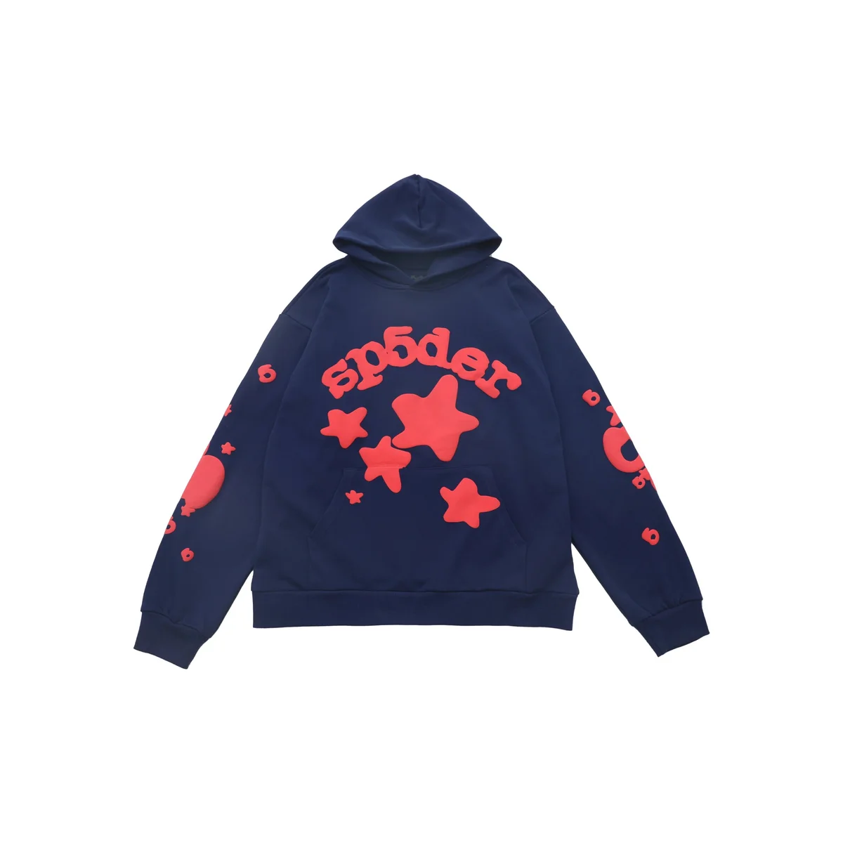 Palm Angels Spider Navy Red Hoodie