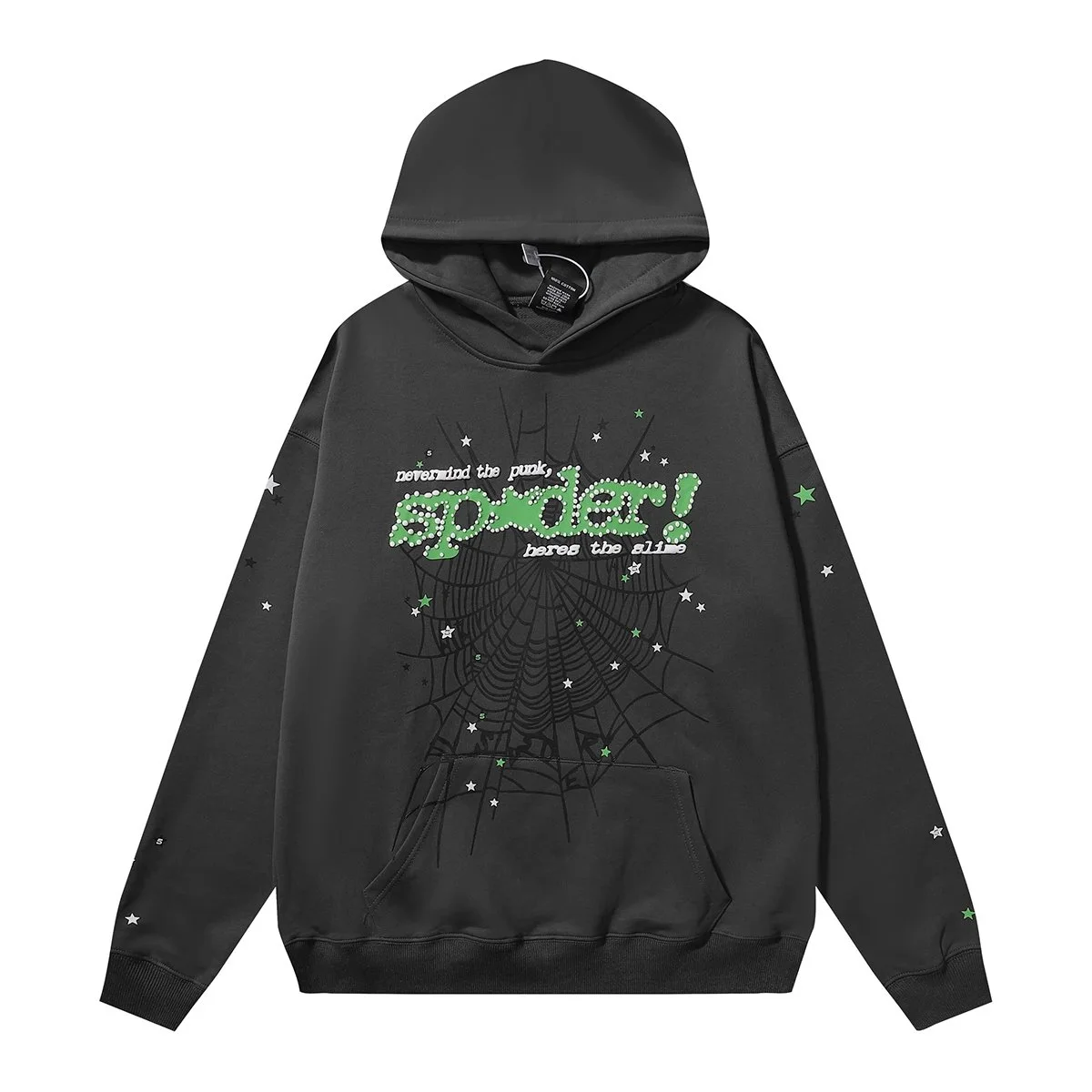 Unisex Spider! Graphic Hoodie Black/Green