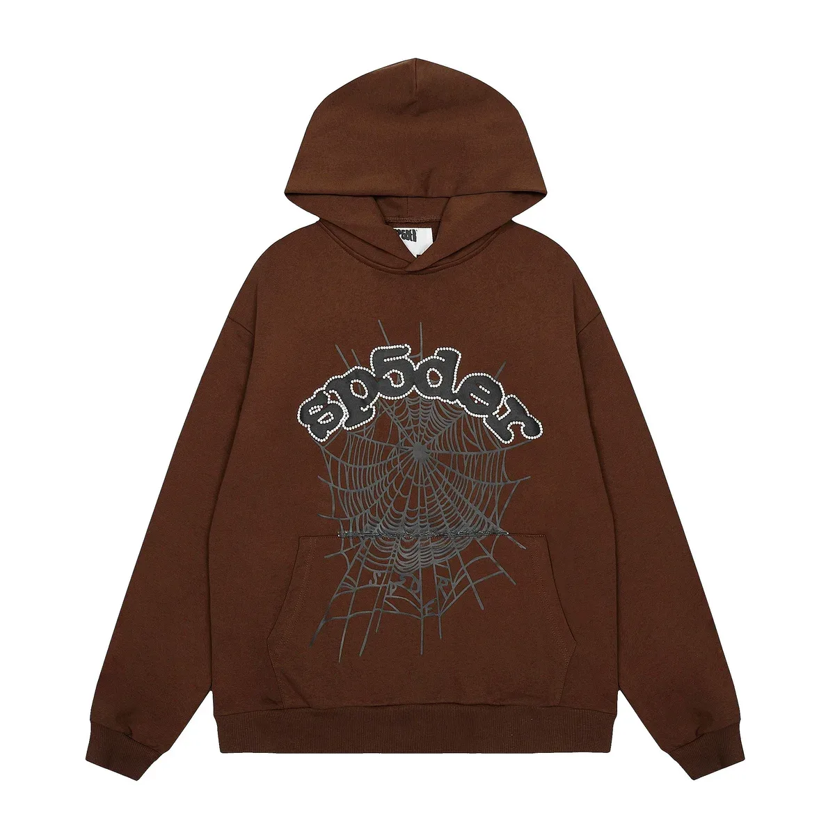Palm Angels Spider Brown Hoodie