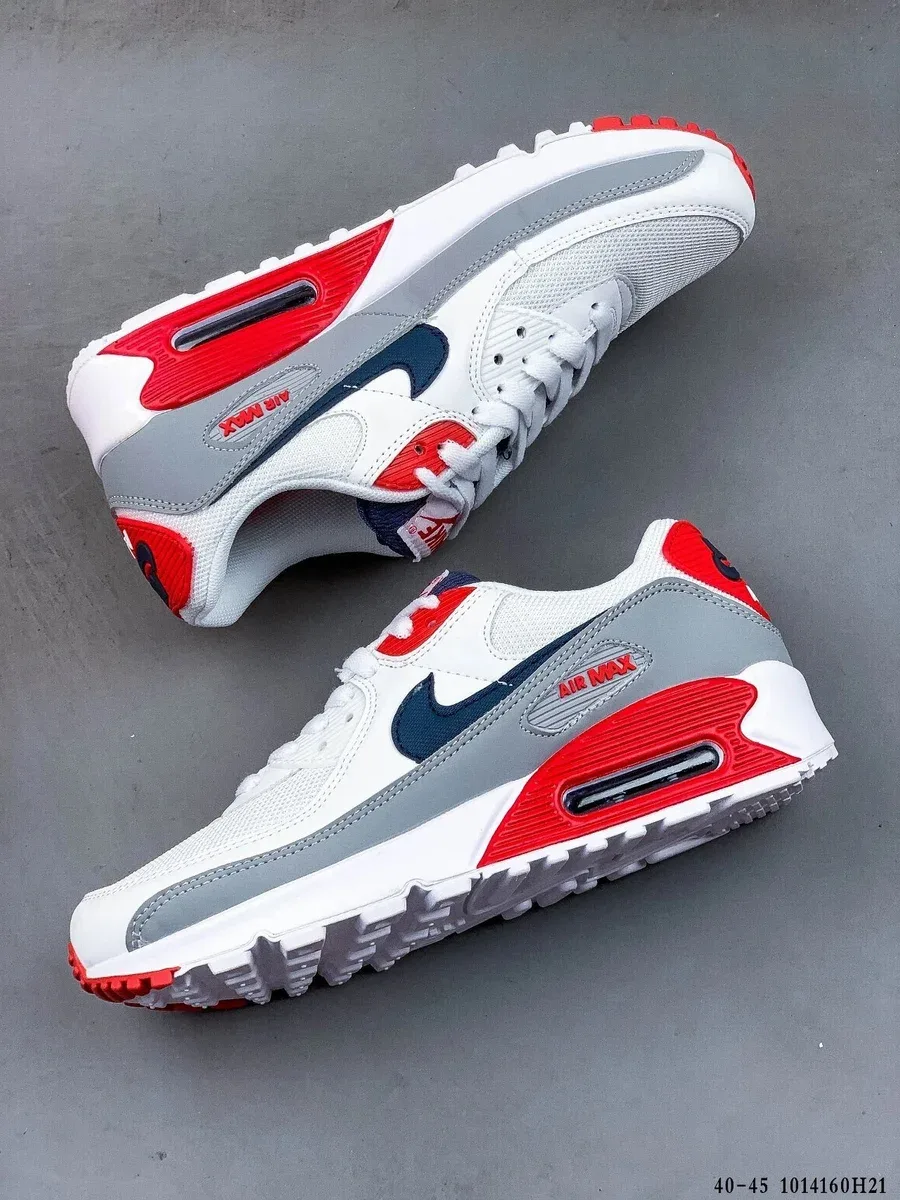 Nike Air Max 90 Sail/University Red Sneakers