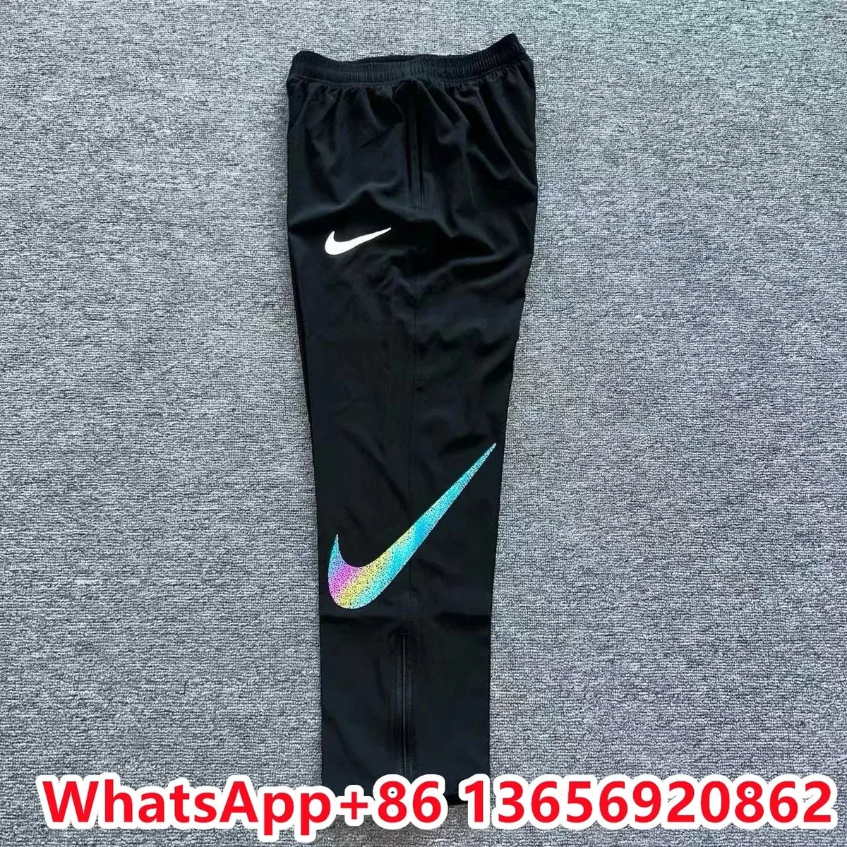 Nike Air Max反光彩点钩运动裤
