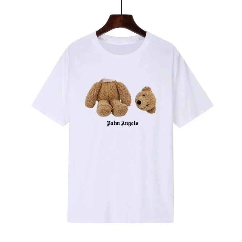 Palm Angels Bear Print White T-Shirt