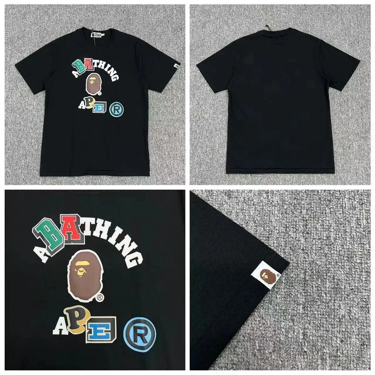 A Bathing Ape BAPE STA Black T-Shirt