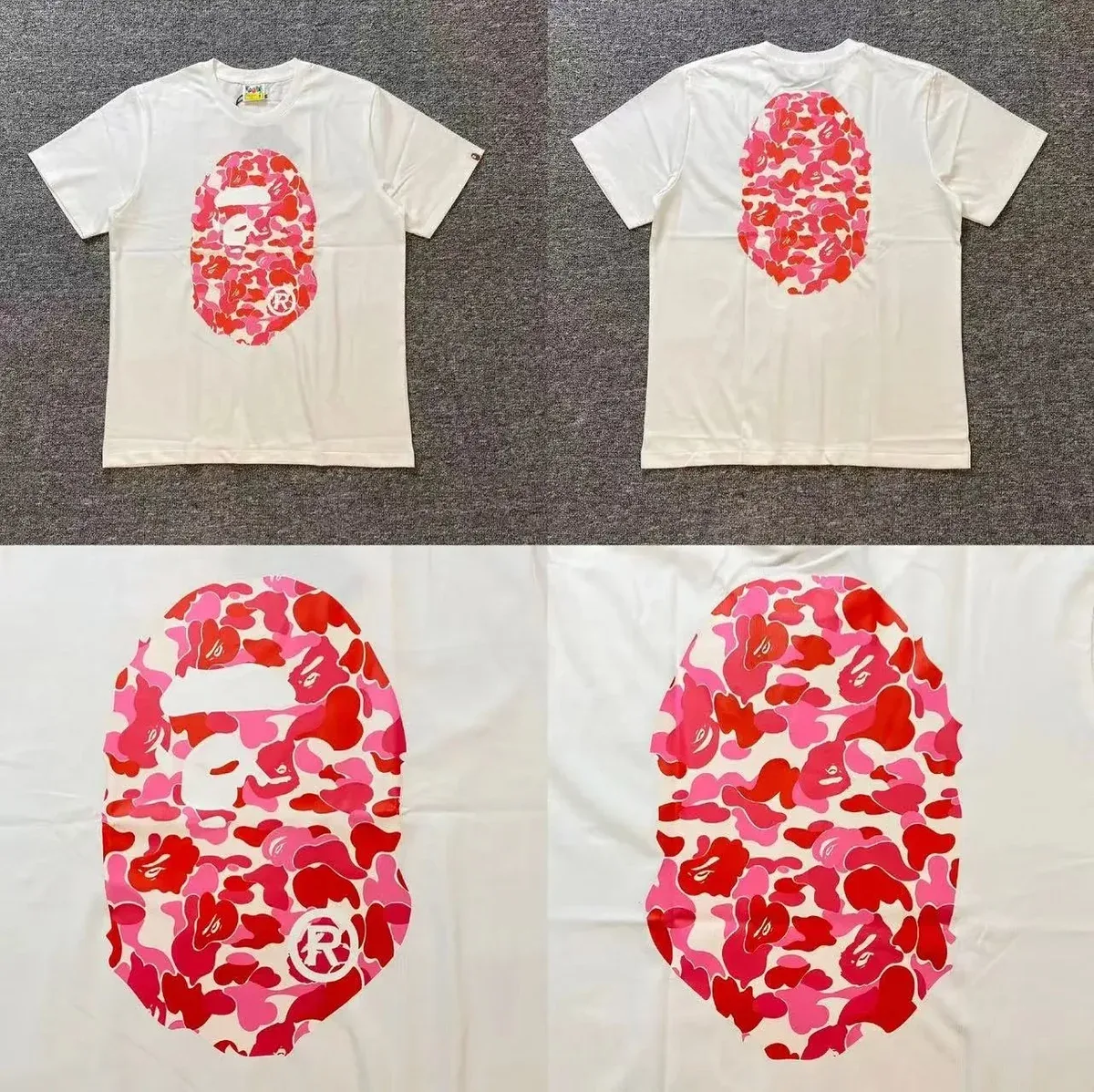 A Bathing Ape BAPE STA Pink Camo T-Shirt
