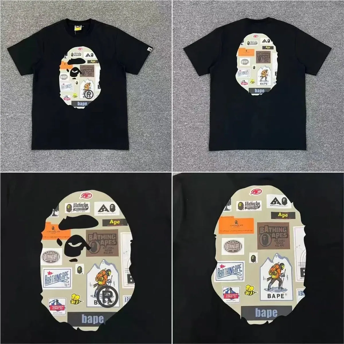 A Bathing Ape BAPE STA Black T-Shirt