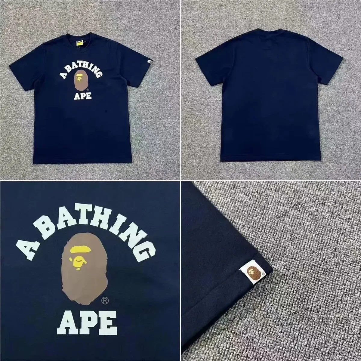 A Bathing Ape BAPE STA Navy T-Shirt
