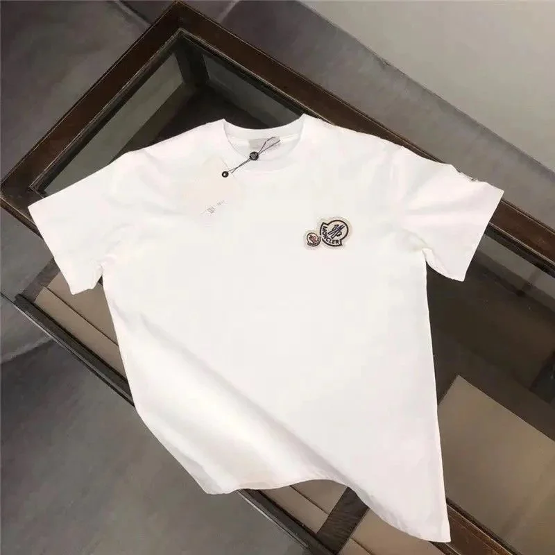Moncler White Logo T-Shirt