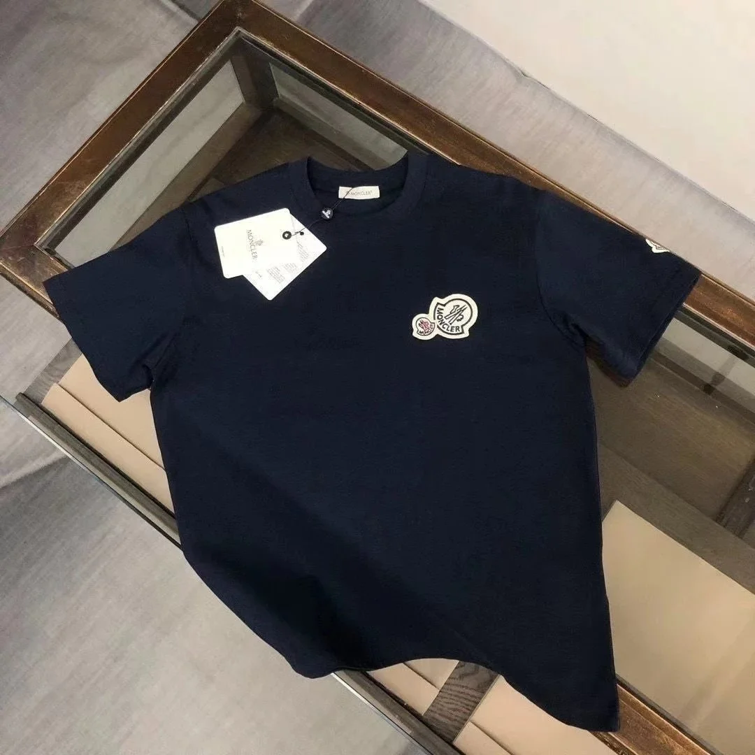 Moncler Classic Logo T-Shirt Navy