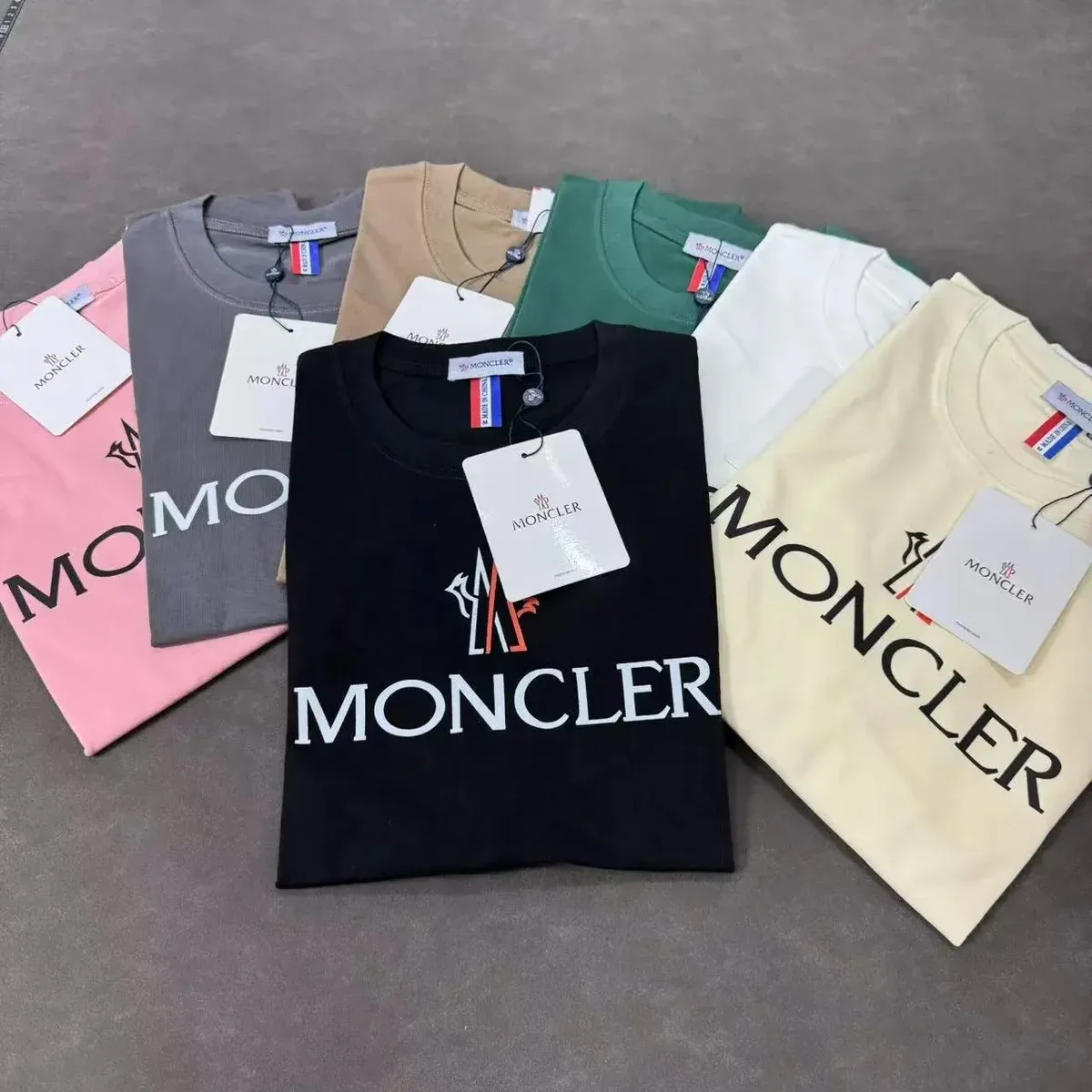 Moncler Logo T-Shirt High Gram Green