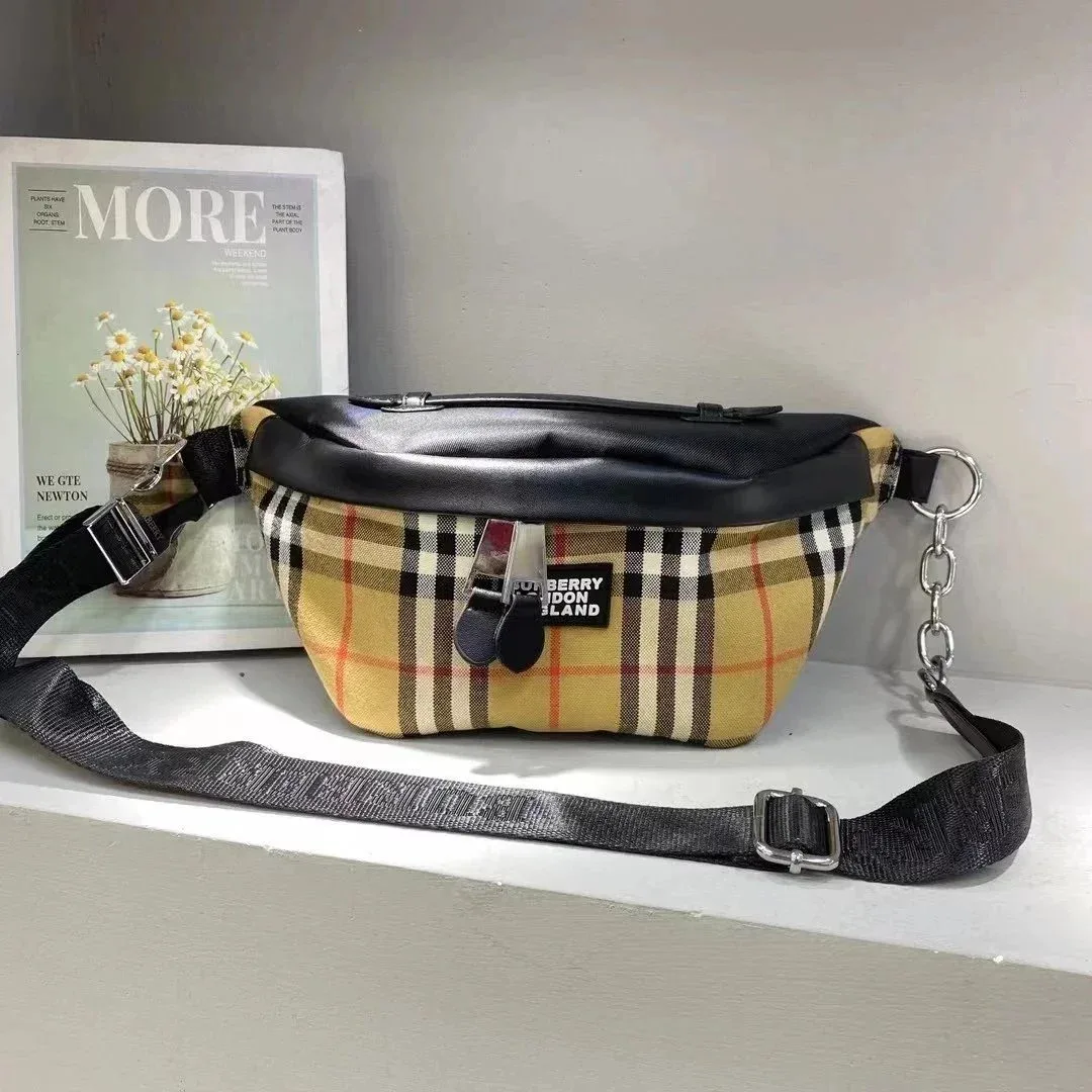 Burberry TB Monogram Vintage Check Belt Bag