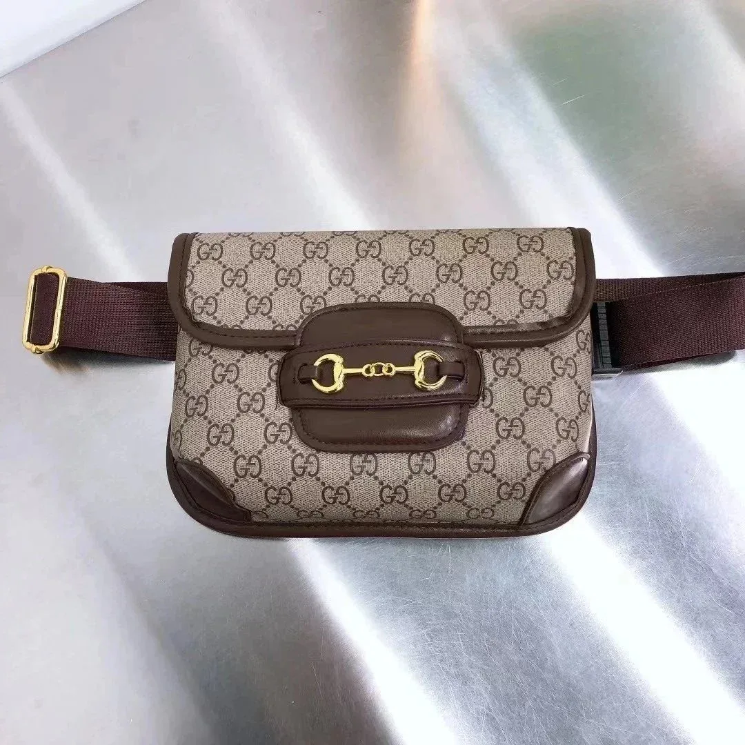 Gucci GG Supreme Horsebit Belt Bag Camel/Beige